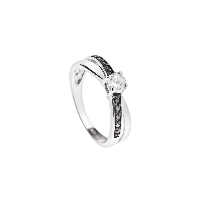 Bague en Argent Solitaire - Sloa